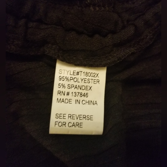 NEW Stem & Vine Black Ruched Sides Bottom Side Ties V-Neck Collar Sleeveless Top - Picture 7 of 7